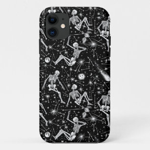 Skeletons in space background Case-Mate iPhone case