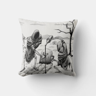 Skeletons in the desert cushion