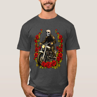 Skeletons Motorcyclist / Motorcycle Skeleton T-Shi T-Shirt