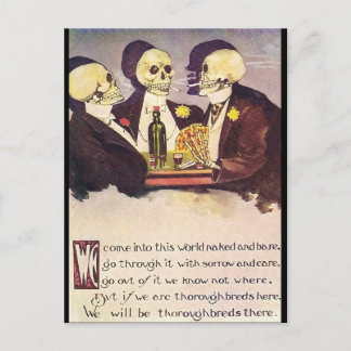 Skeletons Postcard