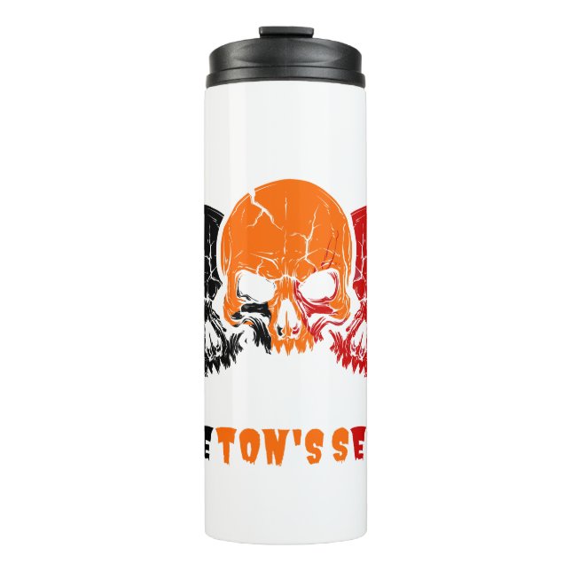 Skeleton's Secret Thermal Tumbler (Front)