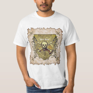 Skeletons Shield  T-Shirt