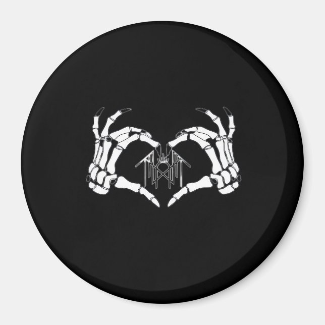 Skeletons Token Heart Hands  Magnet (Front)