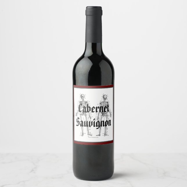 Skeletons Wine Label (Front)