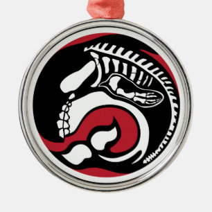 skelewhale metal tree decoration