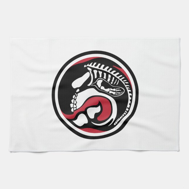 skelewhale tea towel (Horizontal)