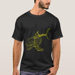 Skelly Shark (yellow no background) T-Shirt