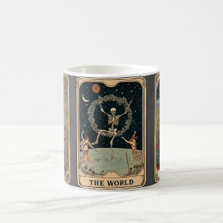 Skelton tarot card  coffee mug