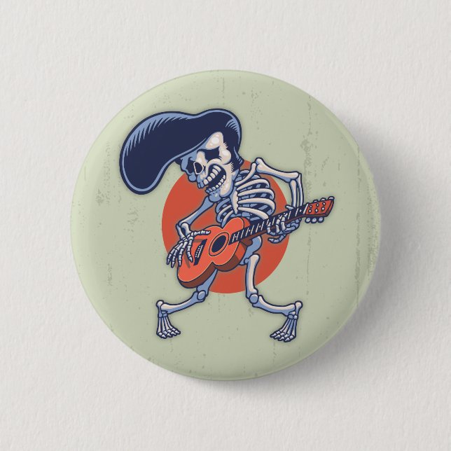 Skelvice 6 Cm Round Badge (Front)