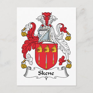 Skene Family Crest Postcard
