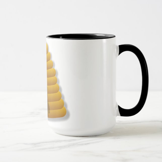 Skep Beehive Coffee Mug (Right)