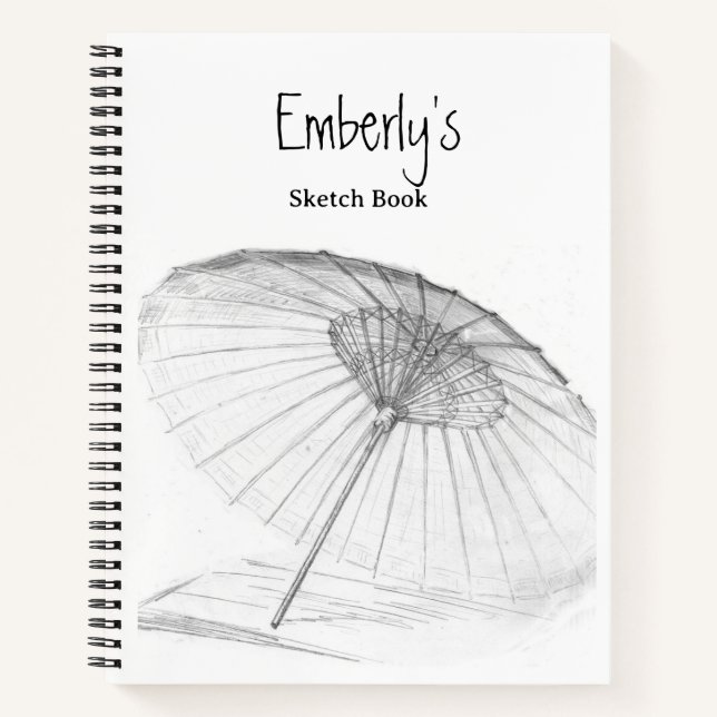 Sketch Book for Artists with Their own Artwork (Front)