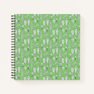 Sketch Crocodile Pattern Notebook