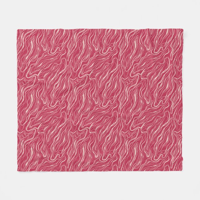 Sketch curves     fleece blanket (Front (Horizontal))