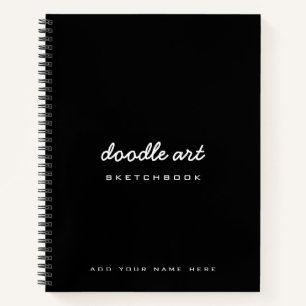 Sketch doodle art name sketchbook  notebook