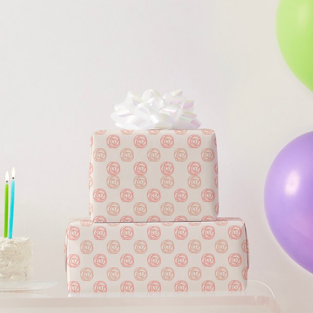 Sketch Flower Floral Wrapping Paper (Creator Uploaded)