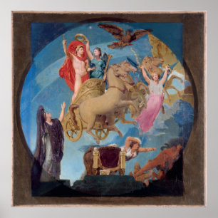 Sketch for Paris City Hall: Apotheos Poster