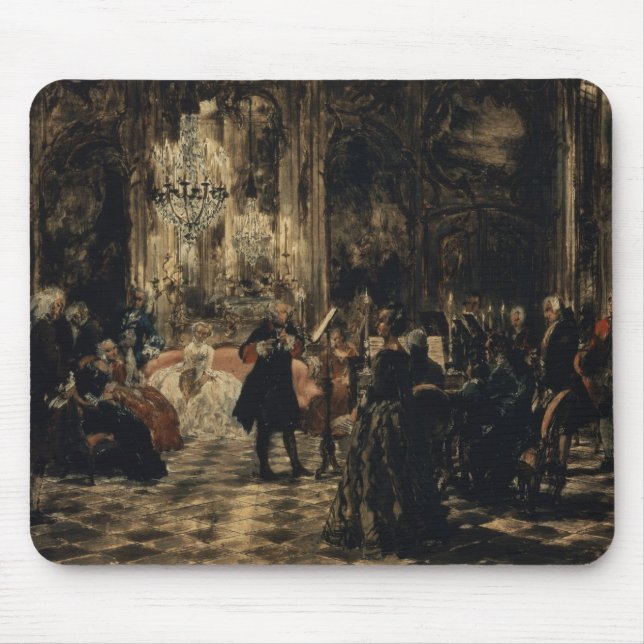 Sketch for The Flute Concert, 1852 Mouse Pad (Front)