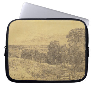 Sketch for the Painting Entrance to Fen Lane Laptop Sleeve