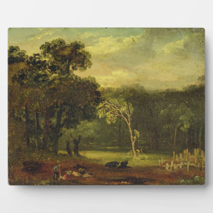 Sketch from Nature in Sion Park, 1819 (oil on card Plaque