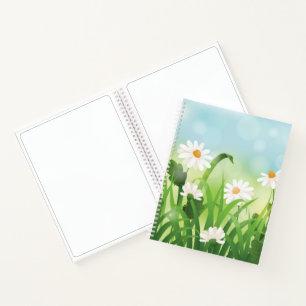 Sketch Notebook-Daisies Notebook