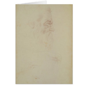 Sketch of a male head and two legs