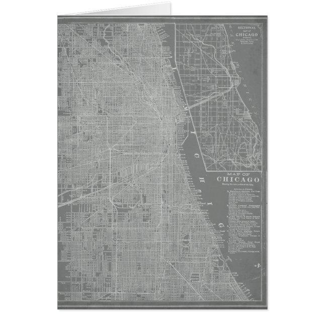 Sketch of Chicago City Map (Front)