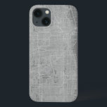 Sketch of Chicago City Map iPhone 13 Case<br><div class="desc">Sketch of Chicago City Map. Artist: Vision Studio. Image ID: 64744Z.</div>
