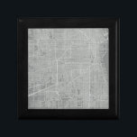 Sketch of Chicago City Map Gift Box<br><div class="desc">Sketch of Chicago City Map. Artist: Vision Studio. Image ID: 64744Z.</div>