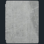 Sketch of Chicago City Map iPad Cover<br><div class="desc">Sketch of Chicago City Map. Artist: Vision Studio. Image ID: 64744Z.</div>