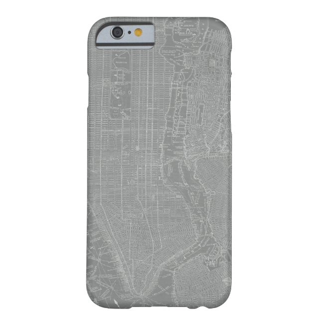 Sketch of New York City Map Case-Mate iPhone Case (Back)