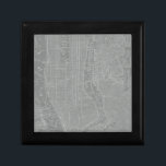 Sketch of New York City Map Gift Box<br><div class="desc">Sketch of New York City Map. Artist: Vision Studio. Image ID: 64746Z.</div>