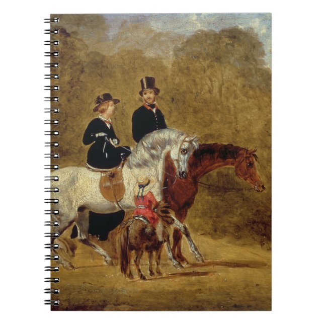 Sketch of Queen Victoria, The Prince Consort & HRH Notebook (Front)