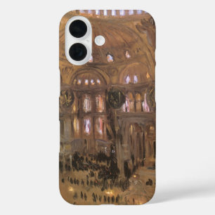 Sketch of Santa Sophia by John Singer Sargent iPhone 16 Case
