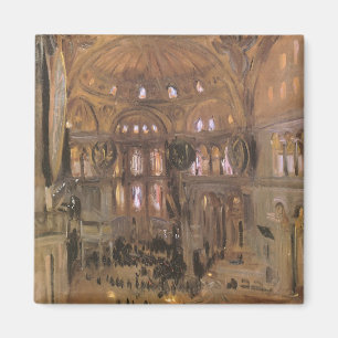 Sketch of Santa Sophia by John Singer Sargent Magnet
