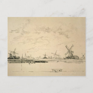 Sketch of Windmills postcards