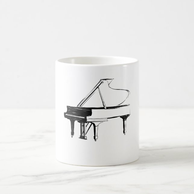 Sketch Piano Mug (Center)