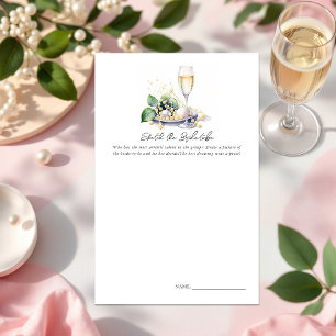 "Sketch the Bride-to-Be" Bridal Shower Game