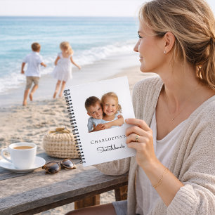 Sketchbook custom photo kids children notebook