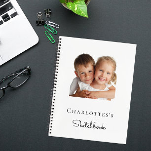 Sketchbook custom photo kids children notebook