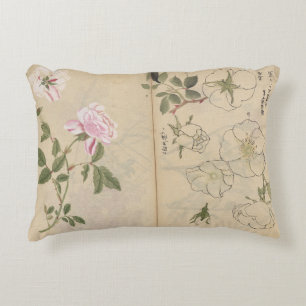 Sketchbook Pl. 107 by Ariyoshi Kondo Decorative Cushion