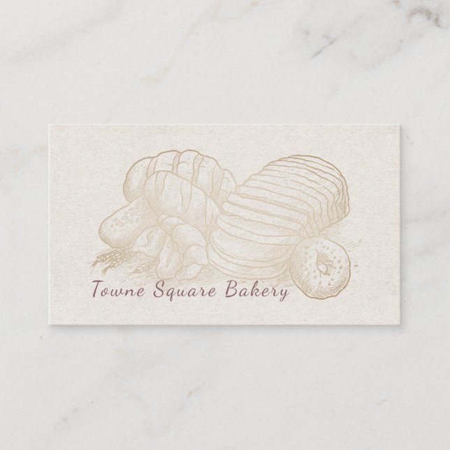 Sketched Bread Business Card (Front)