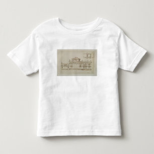 Sketched design for a domed building (pen & ink) toddler T-Shirt