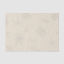 Sketched Dogwood Branches Parchment