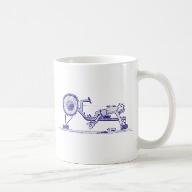 Sketched ergometer coffee mug (Right)