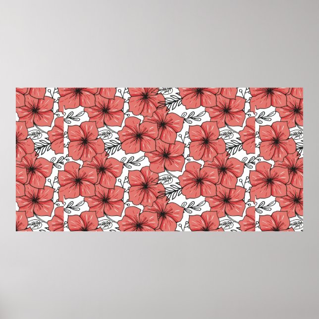 sketched flower print in bright colour (Front)