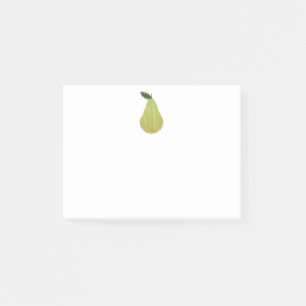 Sketched Pear Post-it Notes