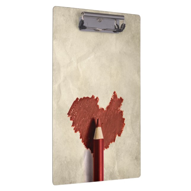 Sketched Scribbled Heart Clipboard (Right)