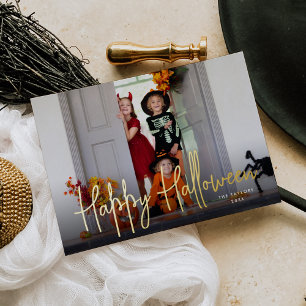 Sketched Script Halloween Photo