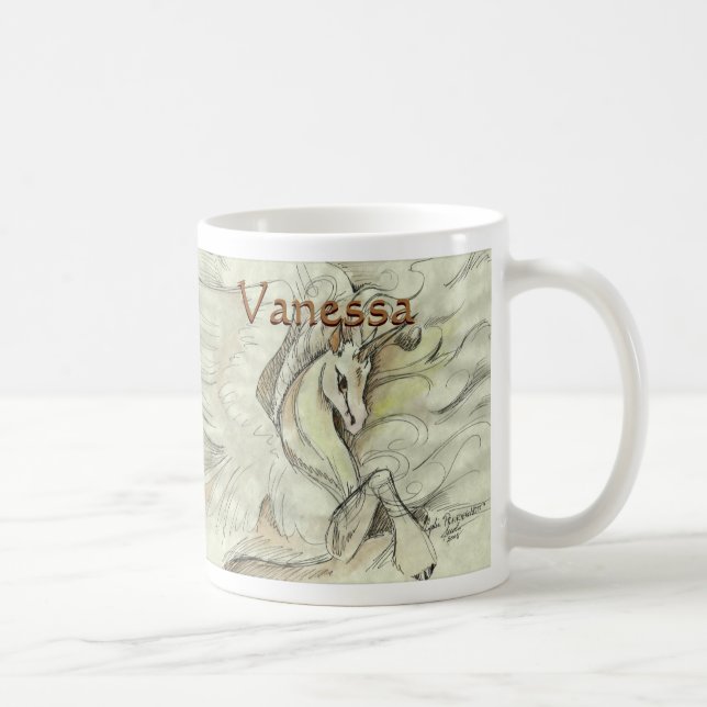 Sketched Unicorn Mug (Right)